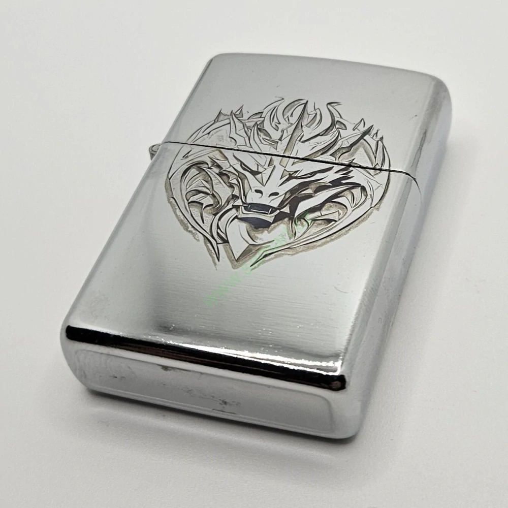 Originální benzínový zapalovač SilverDragon
