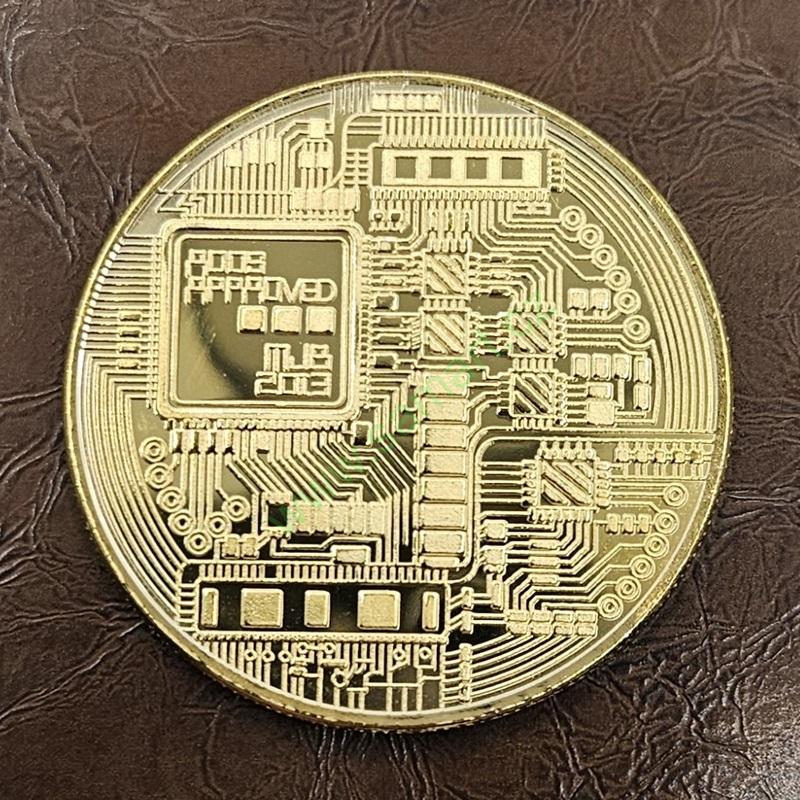 Zlatá mince Bitcoin
