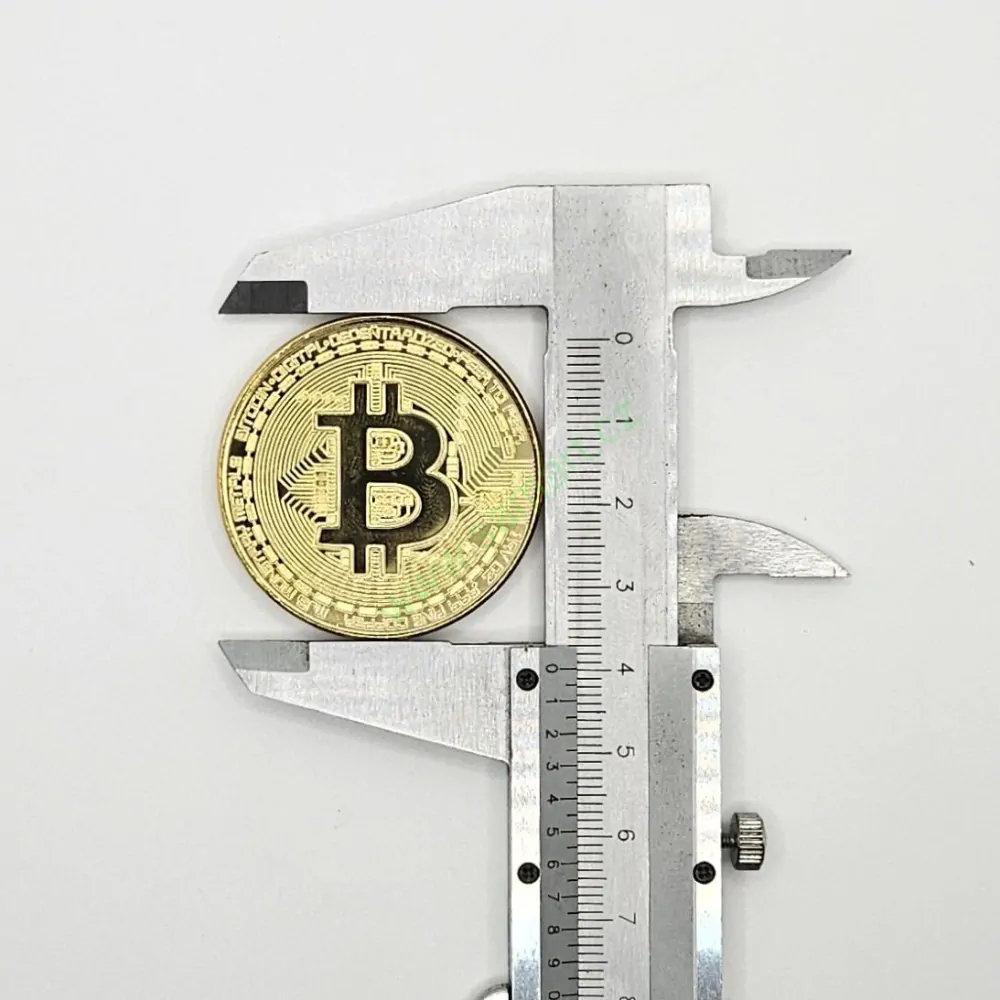Zlatá mince Bitcoin