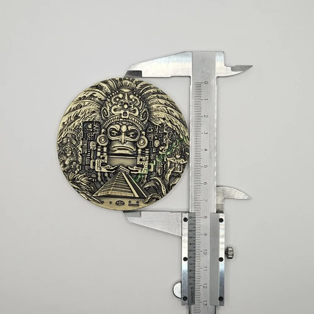 Unikátní Mayská mince 3D Ø80mm