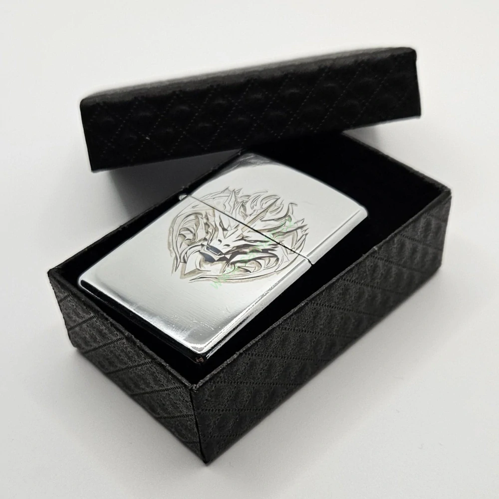 Originální benzínový zapalovač SilverDragon