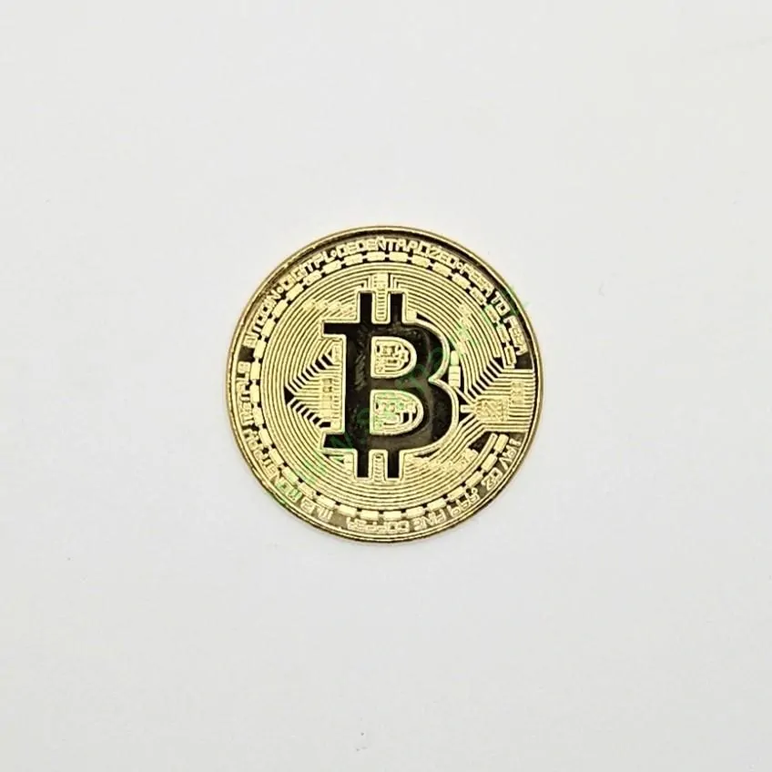 Zlatá mince Bitcoin