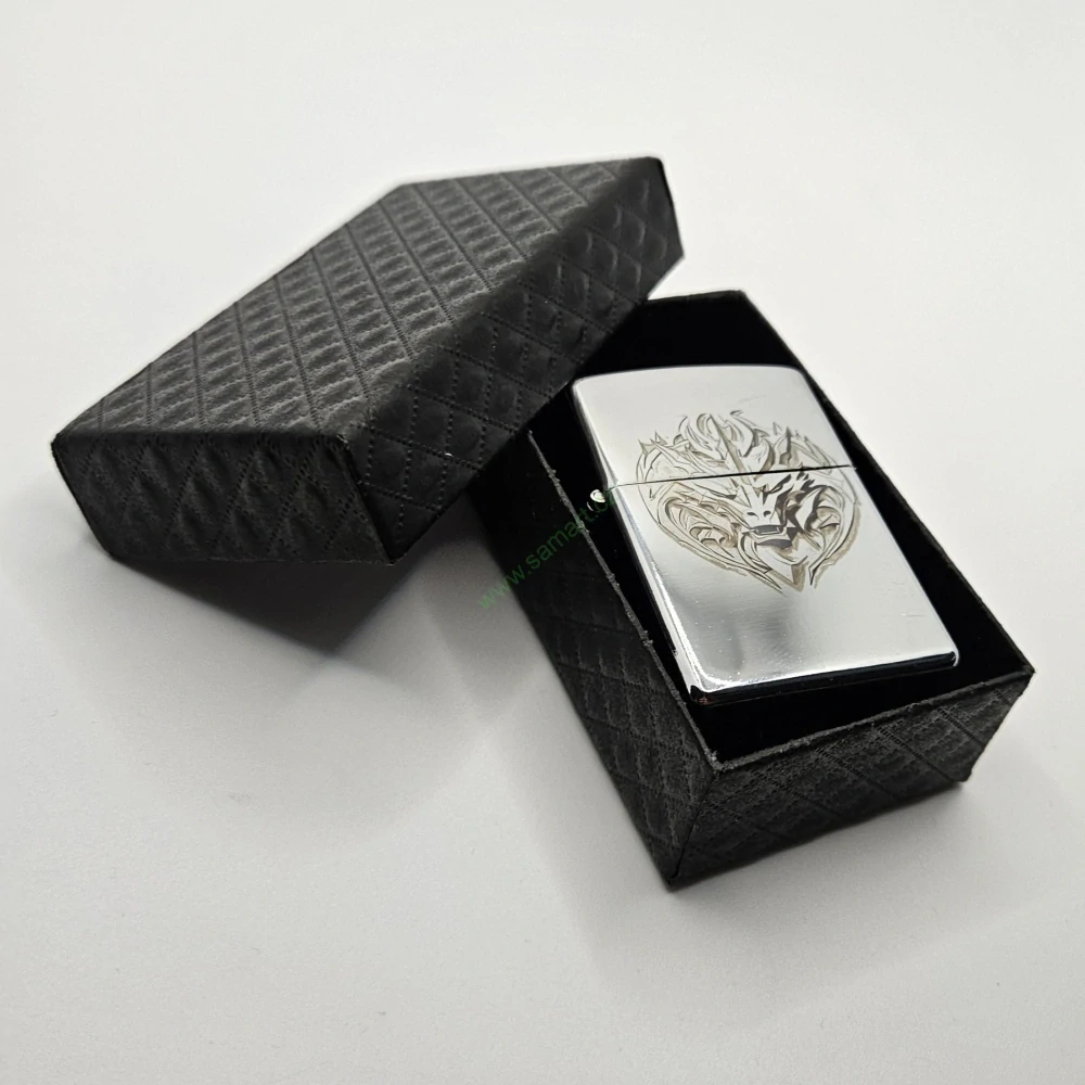 Originální benzínový zapalovač SilverDragon
