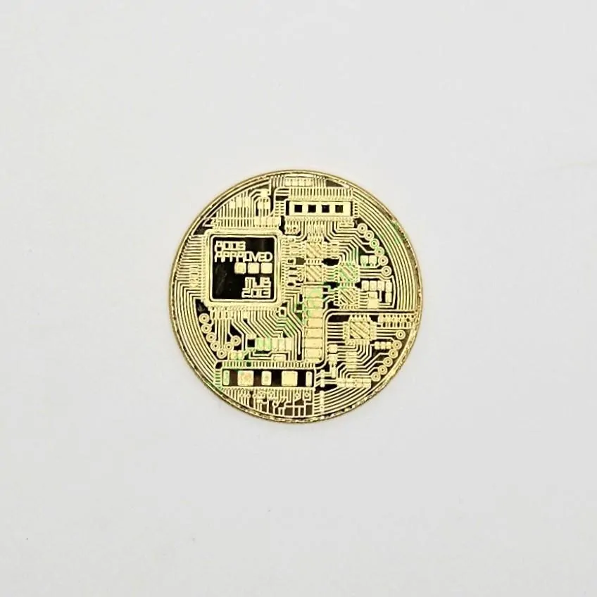 Zlatá mince Bitcoin